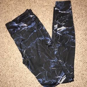 High Waisted Marble Leggings.